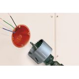 Wolfcraft - BiM-gatzagen Set - Ø35, 43, 68mm - 4-dlg. Gatenzaag-inzetstukken