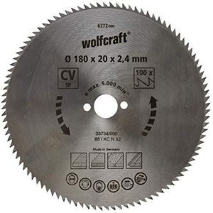 wolfcraft Handcirkelzaagblad CV, serie blauw I 6272000 I Fijne sneden