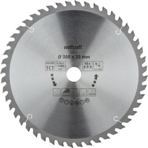 wolfcraft 6682000 tafelzaagblad CT 48DTS diameter 300 x 30 x 3,2 mm