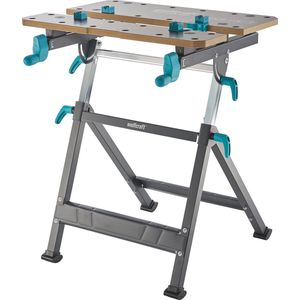 wolfcraft - MASTER 650 ERGO - Verstelbare Werkbank - Werktafel met bankschroef - Klemtafel Inklapbaar - Opvouwbaar - 6870000 - 10 JAAR GARANTIE