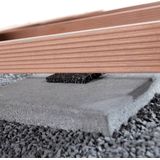 Wolfcraft - Steunpads - Terrasbouw - 20 Stuks - 90 x 90 mm - 10 mm Hoog