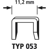 Wolfcraft - Type 053 - Tacker Nieten - INOX - 8mm - 1400 Stuks