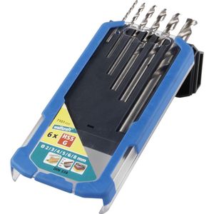 Wolfcraft - Metaalboorset - HSS Geslepen - Ø2–8mm - 6-delig