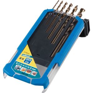 Wolfcraft Metaalboorset | HSS-Co geslepen | 6-delig | 1 set - 7118000