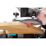 Wolfcraft - Profielfrees-set HM - 5 Frezen - Kogelgelagerd