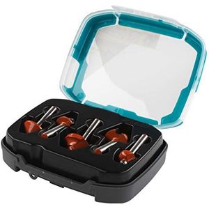 wolfcraft Profielfrees-set HM 5-dlg. I 8754000 I Voor preciese freeswerkzaamheden met de bovenfrees en stationaire freesmotor.