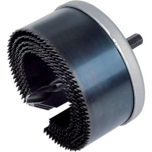 Wolfcraft Gatzaag - 5-delig - Gatenzaag voor Elektrische Installaties - Ø 68–100 mm