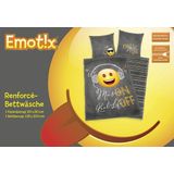 Herding - Emot!x - Beddengoedset - Wit/Meerkleurig - 2-delig - 100% Katoen