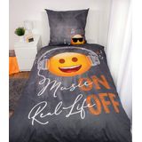 Herding - Emot!x - Beddengoedset - Wit/Meerkleurig - 2-delig - 100% Katoen