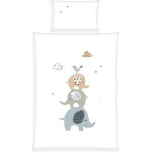 Herding Beddengoedset Disney Dumbo - Katoen/Renforcé, Wit, Dekbed 100x135 Cm Kussensloop 40x60 Cm