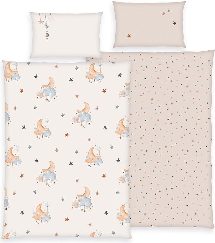 Herding - Babybest - Beddengoedset - Meerkleurig - Katoen/Flanel - 2-delig - Dekbedovertrek 100 x 135 cm en Kussensloop 40 x 60 cm