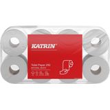 KATRIN Toilettenpapier 250 2-lagig Recyclingpapier, 64 Rollen