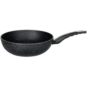 ELO Granit Evolution Wokpan, aluminium, zwart, 28 cm