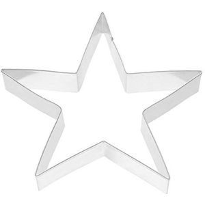 Original Kaiser Peperkoek uitsteekvorm ster 11,5 x 11,5 x 2,5 cm, Kerstmis, roestvrij staal, lichte nauwkeurige uitsteekvorm, veilige aangename hantering