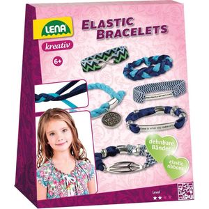 Lena Maak Je Eigen Armbanden Meisjes Polyester Blauw 24-delig