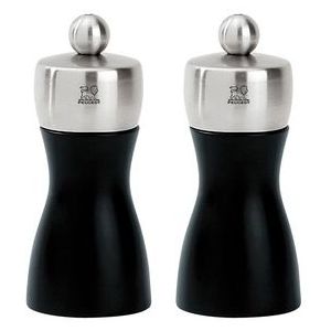 Peugeot Fidji Peper- En Zoutmolen 12 cm - Mat Zwart - Hout