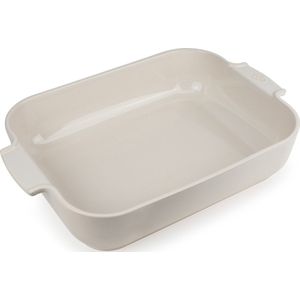Relaxdays ovenschaal set, glas, 3 groottes, handvatten, rechthoekig, lasagne, tiramisu, vaatwasserbestendig, transparant