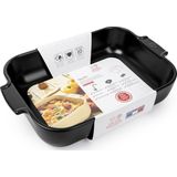 Auflaufform Peugeot Rechteckig Céramique Satin-Black 36 cm