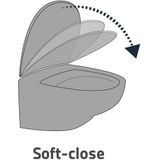 RIDDER Toiletbril Soft-close Premium Wit A0070700