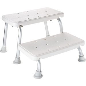 Ridder opstapkrukje 2 treden 150 kg wit a0102001