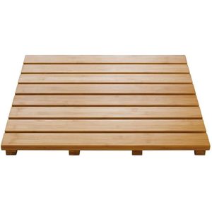 RIDDER-Badkamermat-Grating-Nature-52x52-cm-hout