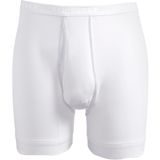SCHIESSER Original Classics lange short (1-pack) - Doppelripp met gulp - wit