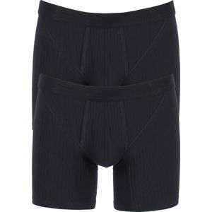 Schiesser - Authentic - Boxershort - Zwart - Elastisch Katoen - 2-Pack