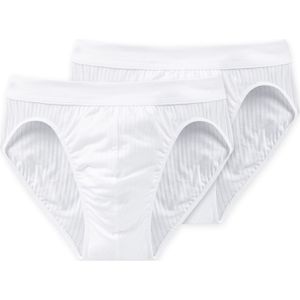 SCHIESSER - Authentic - Heren Rioslips - Wit - Katoen/Elastaan - Set van Twee