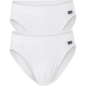 SCHIESSER Slip in Ribstructuur - 2 Stuks - Nauwsluitend Model 'Authentic'