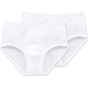 Schiesser - Classic Slip - 2-pack - Wit - Katoen - Met Gulp