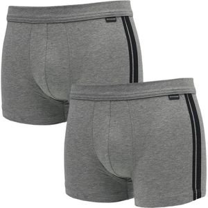 Schiesser Cotton Stretch Heren Boxershort - 2 pack - Antraciet - Maat M