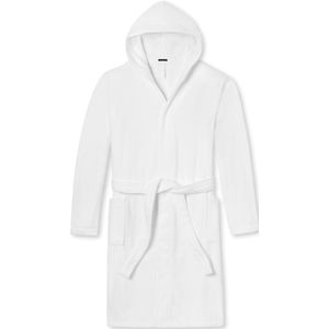 Schiesser - 128545 - Badjas - Wit - 100% Katoen - Met Capuchon