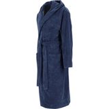 Schiesser - Essentials - Badjas - Navy - 100% Katoen