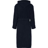 Schiesser - Essentials - Badjas - Navy - 100% Katoen