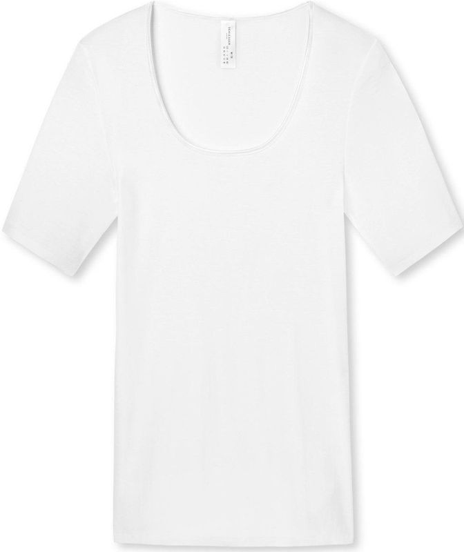 Schiesser Luxury Shortsleeve Dames Ondershirt - Wit