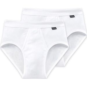 Schiesser - Essentials - Ondergoed - Wit - 100% Katoen - 2-Pack