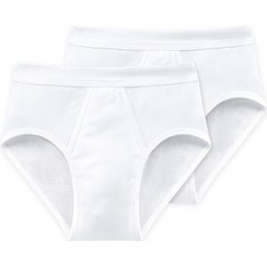 Schiesser - 205159 - Onderbroek - Wit - 100% Katoen - Set van 2