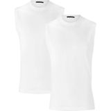 SCHIESSER - American T-shirt - Wit - Muscle Shirt - 2-pack