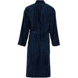 SCHIESSER - Heren Badjas - Donker Blauw Gestreept - Ultralicht Velours