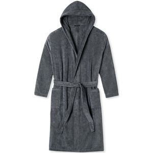 Schiesser - Essentials - Badjas - Grey - 100% Katoen