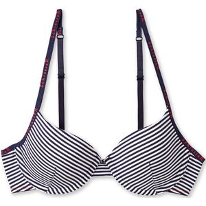 Schiesser - 804 - Meisjesbeha - Nachtblauw - Fijne, elastische single-jersey-kwaliteit