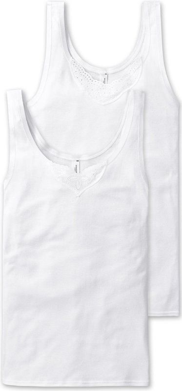 Schiesser - Cotton Essentials - Thermoshirts - White - 100% Katoen - 2-Pack