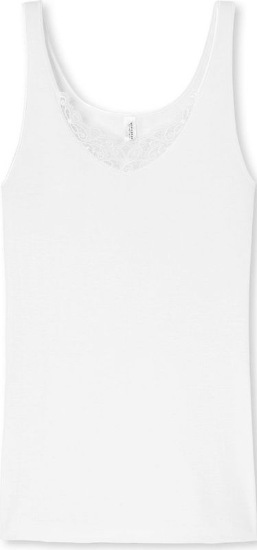 SCHIESSER - selected! premium - Dames Hemd - Wit - 1-pack