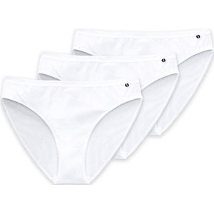 SCHIESSER 95/5 dames tai slips (3-pack), wit