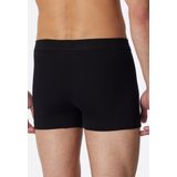 Schiesser - Long Life Cotton - Short - Zwart - 95% Katoen, 5% Elastan