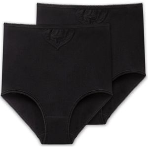 SCHIESSER - Cotton Essentials - Slip - Zwart - 2-Pack