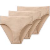 Schiesser - 145245 Cotton Essentials - Slips - Sand - Set van 3