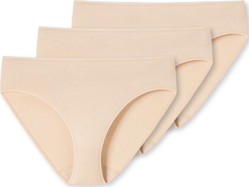 Schiesser - 145245 Cotton Essentials - Slips - Sand - Set van 3