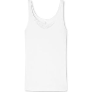 SCHIESSER - Dames Tanktop - Wit - Katoen
