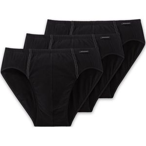 Essentials - Heren Mini Slips - 3-Pack - Zwart - Biologisch Katoen - Stoffen Band